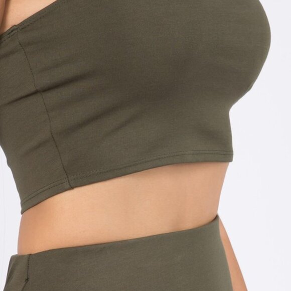 Olive Green Two-Piece Set - Picture 3 of 6